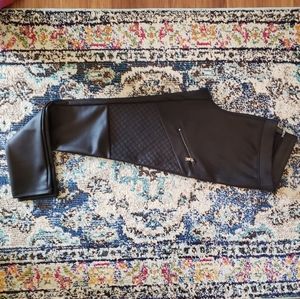 Faux Leather Express Moto Leggings